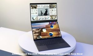 ASUS Zenbook Duo 2026, Pilihan Laptop Dua Layar untuk Kerja Berat