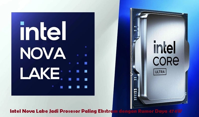 Intel Nova Lake Jadi Prosesor Paling Ekstrem dengan Rumor Daya 474W