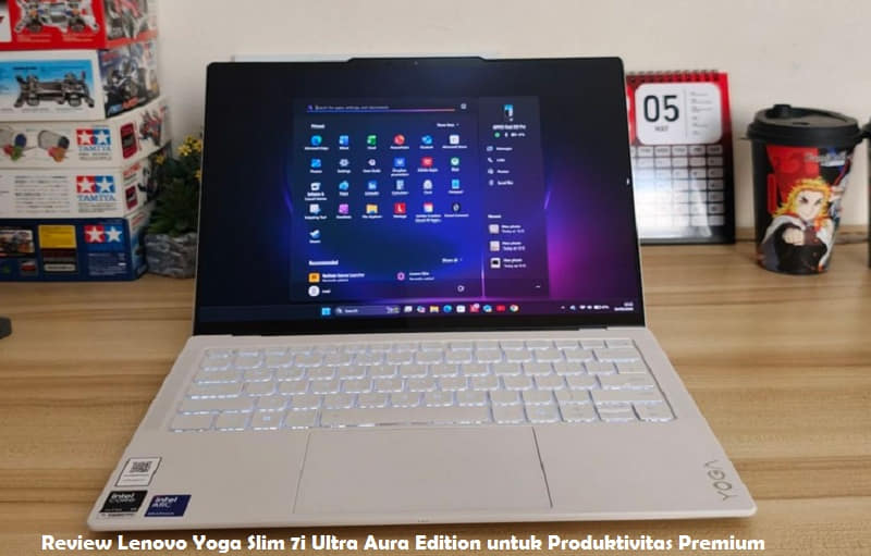 Review Lenovo Yoga Slim 7i Ultra Aura Edition untuk Produktivitas Premium