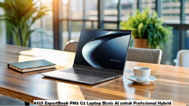 ASUS ExpertBook PM5 G2 Laptop Bisnis AI untuk Profesional Hybrid