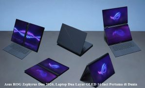 Asus ROG Zephyrus Duo 2026, Laptop Dua Layar OLED 16 Inci Pertama di Dunia